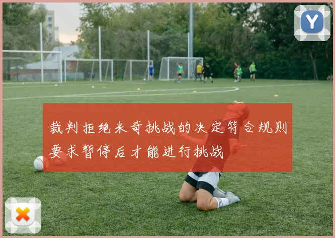 裁判拒绝米奇挑战的决定符合规则要求暂停后才能进行挑战